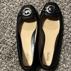 Michael Kors Black Ballet Flats